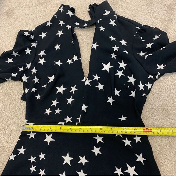 Atmosphere black white star dress Sz 2 - Picture 9 of 11